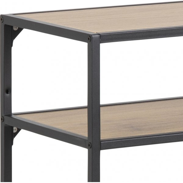 Seaford consoletafel 120 cm - Eiken/zwart