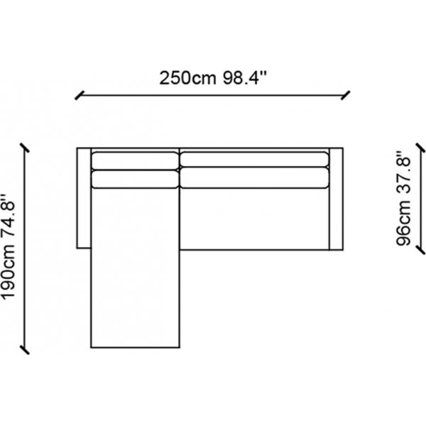 Madrid divanbäddsoffa - Grå Madrid divanbäddsoffa - Grå