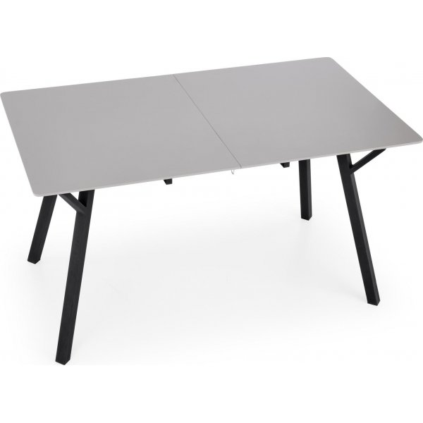Table à manger Valarauk 140-180 x 80 cm - Gris clair/noir Table à manger Valarauk 140-180 x 80 cm - Gris clair/noir