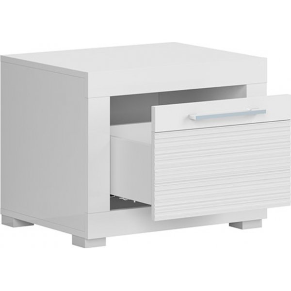 Flames nachtkastje - Wit