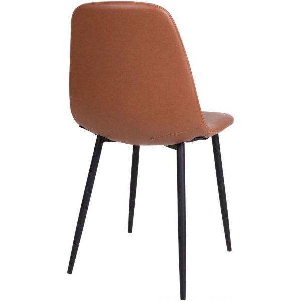 Chaise de salle à manger Stockholm - Marron clair/noir Chaise de salle à manger Stockholm - Marron clair/noir