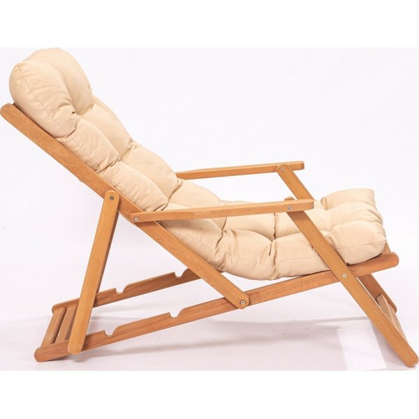 Playa loungeset XL - Bruin/creme Playa loungeset XL - Bruin/creme
