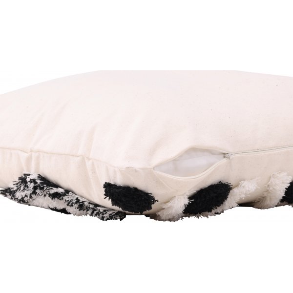 Melissa kuddfodral 45 x 45 cm - Svart/vit Melissa kuddfodral 45 x 45 cm - Svart/vit