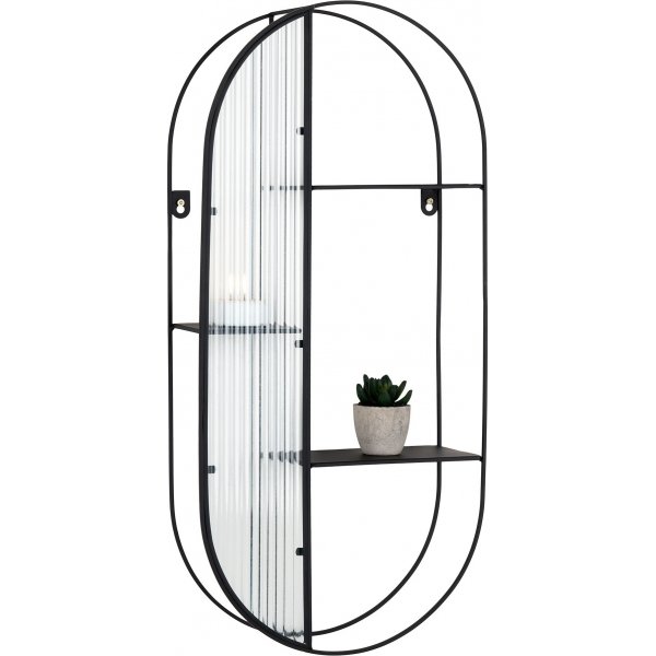 Newcastle vägghylla - Svart Newcastle vägghylla - Svart