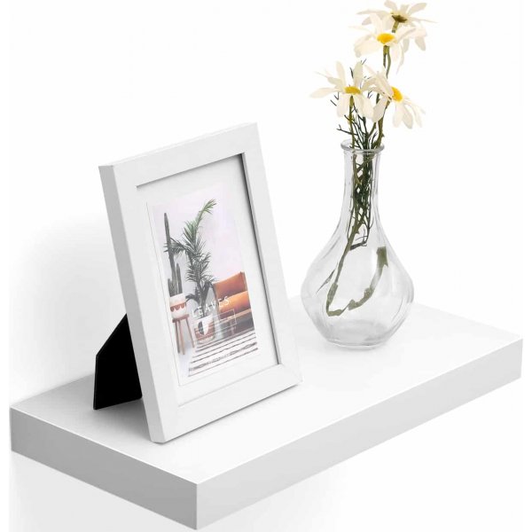 Sussex wandplank 40 x 20 cm - Wit Sussex wandplank 40 x 20 cm - Wit