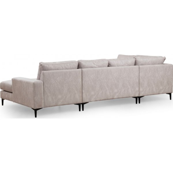 Canapé en U Braga gauche - Beige Canapé en U Braga gauche - Beige