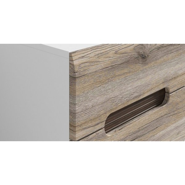 Lunden sängbord - Ek/vit Lunden sängbord - Ek/vit