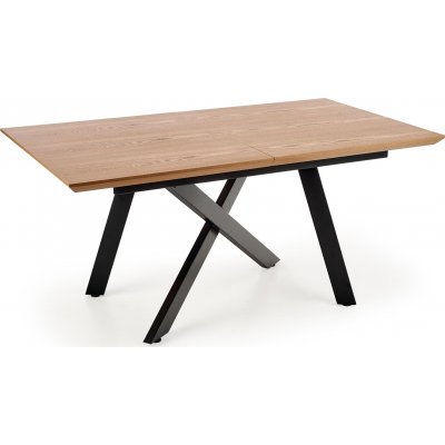 Errol matbord 160-200 x 90 cm - Ek/svart