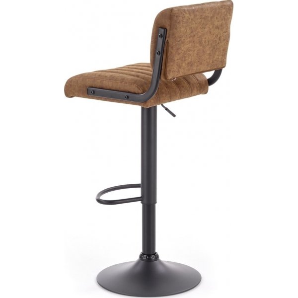 Hester barstol i brun vintage PU + Fläckborttagare för möbler Hester barstol i brun vintage PU + Fläckborttagare för möbler