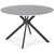 Table  manger ronde Ripley (120 cm) - Noir/blanc