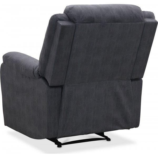 Tampa manuell reclinerf�t�lj - Gr� tyg