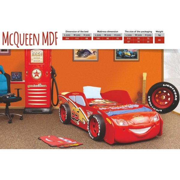 McQueen barns�ng - MDF - 90 x 180 cm