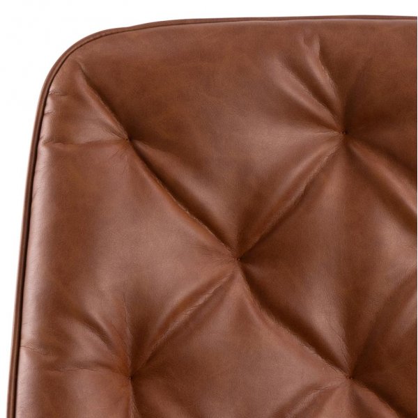 Chaise de bureau Erik - PU marron Chaise de bureau Erik - PU marron