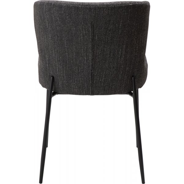 Chaise de salle à manger Glam - Boucle noire Chaise de salle à manger Glam - Boucle noire