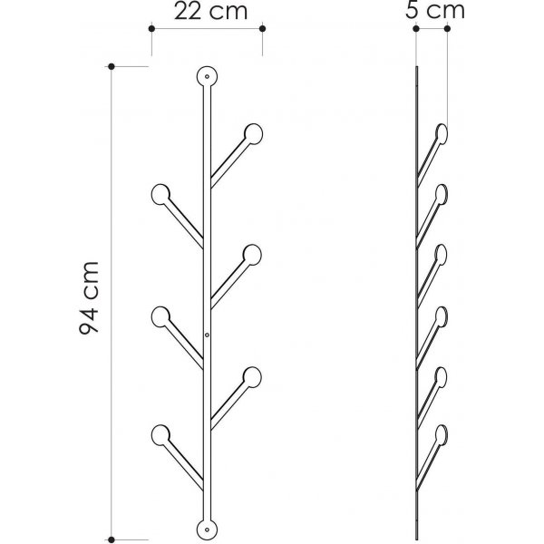 Cintre Ponpon - Noir