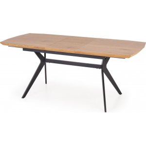 Table  manger Assis 140-180 x 80 cm - Chne/noir