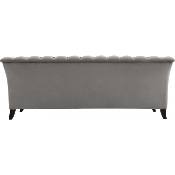 Soffa chesterfield 3-sits grå - Henry Soffa chesterfield 3-sits grå - Henry