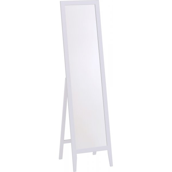 Samir golvspegel 134 cm - Vit