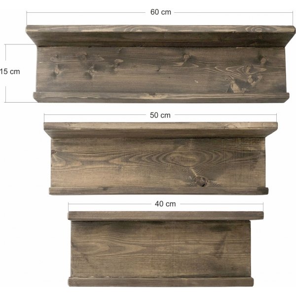 Rafa wandplank 118 - Walnoot Rafa wandplank 118 - Walnoot