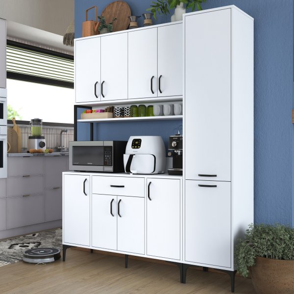 Armoire Jericho 134 - Blanc Armoire Jericho 134 - Blanc