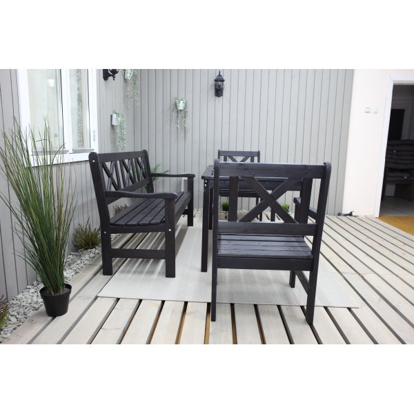 Bankgroep Europa - Klassiek zwart + Vlekverwijderaar voor meubels