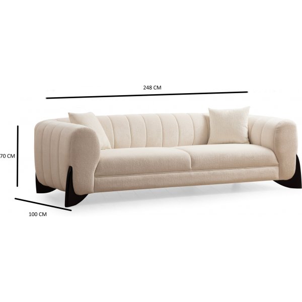 Canapé Sandreo - Blanc Canapé Sandreo - Blanc