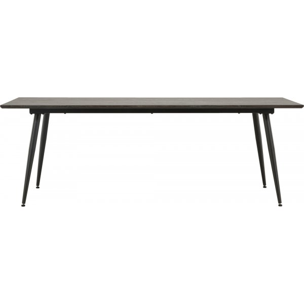 Keholmen matbord 220 x 100 cm - Svart/Brun