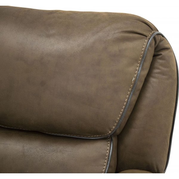 3-sits reclinersoffa brun - Riverdale + Textilrengöring för möbler 3-sits reclinersoffa brun - Riverdale + Textilrengöring för möbler