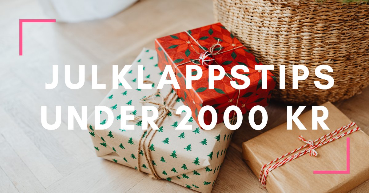 Julklappar under 2000 kr