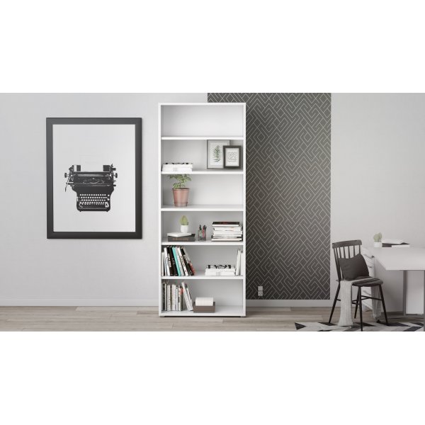 Bibliothque Prima  6 compartiments - Blanc