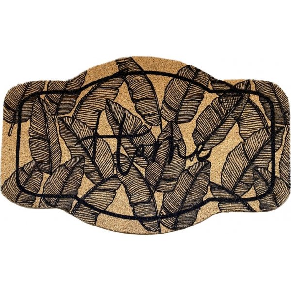 Morgen drrmatta Beige/svart - 40 x 75 cm