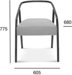 Fauteuil prune - Couleur du cadre et du revêtement au choix Fauteuil prune - Couleur du cadre et du revêtement au choix