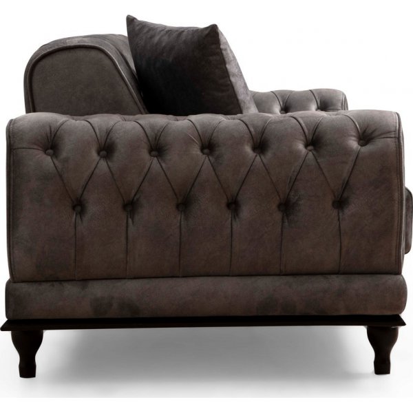 Arredo Capitone 3-sits bäddsoffa - Antracit Arredo Capitone 3-sits bäddsoffa - Antracit