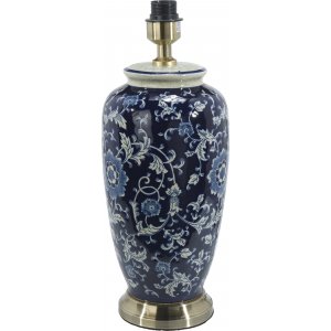 Pied de lampe Li Jing - Bleu fonc - 49 cm