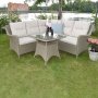 Denver hrngrupp i konstrotting 4 sittplatser - Natur + Textilskydd fr mbler