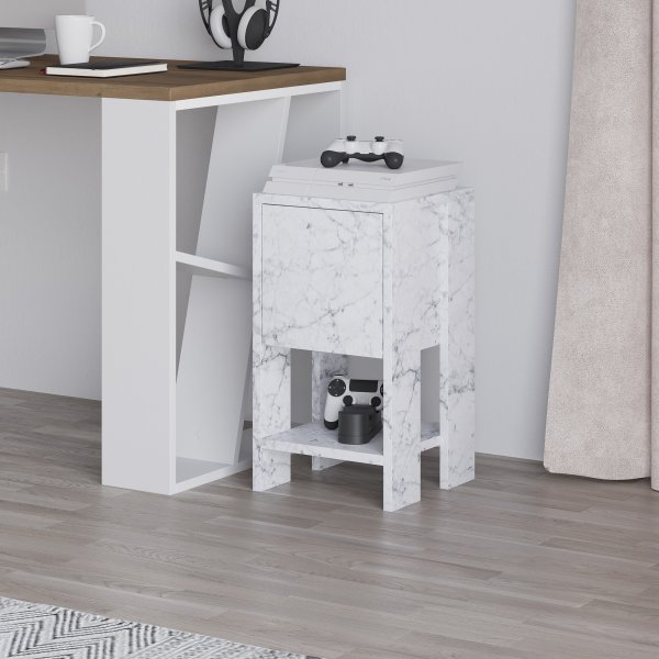 Ema sängbord - Carrara marmor Ema sängbord - Carrara marmor