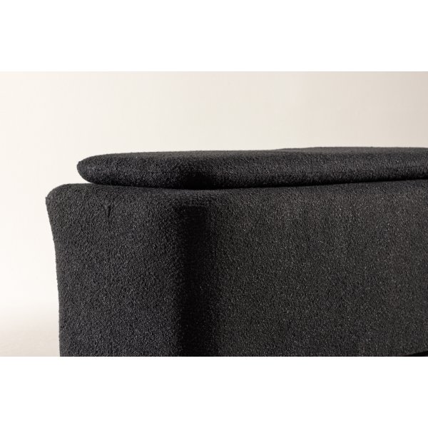 Pouf Laurel - Boucle noire Pouf Laurel - Boucle noire