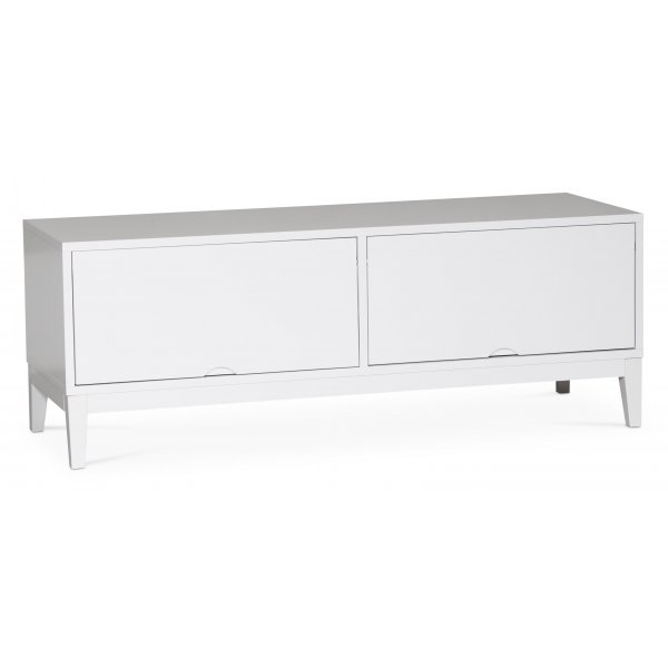 Borgholm vit TV-bänk 126x45 cm Borgholm vit TV-bänk 126x45 cm