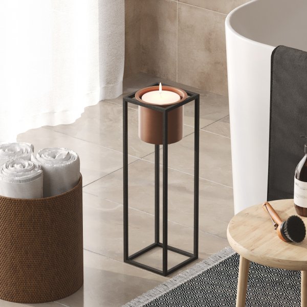 Pot Plato 23 - Noir/cuivre