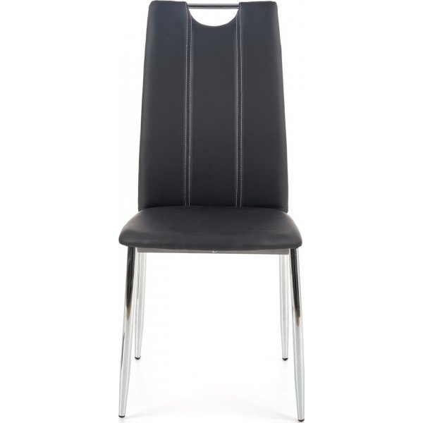 Chaise Theodor - Noir/chrome Chaise Theodor - Noir/chrome