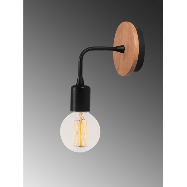 Dartini wandlamp 735 - Bruin/zwart