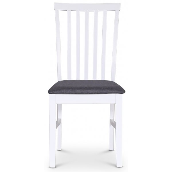 Sandhamn Alice matstol - Vit / Grå + Textilrengöring för möbler Sandhamn Alice matstol - Vit / Grå + Textilrengöring för möbler