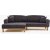 Canap divan Reims gauche - Anthracite