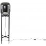 Marbystrand golvlampa - Svart/glas