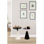Chalice sidobord set 50/55 cm - Svart/vit