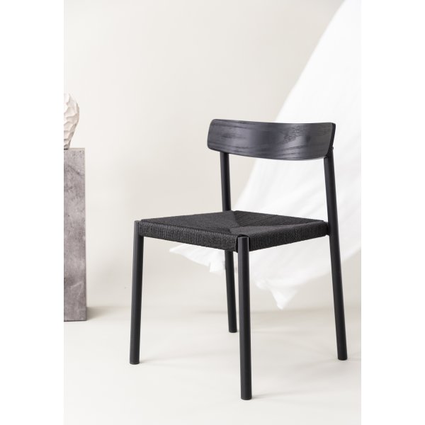 Malmn matstol - Svart
