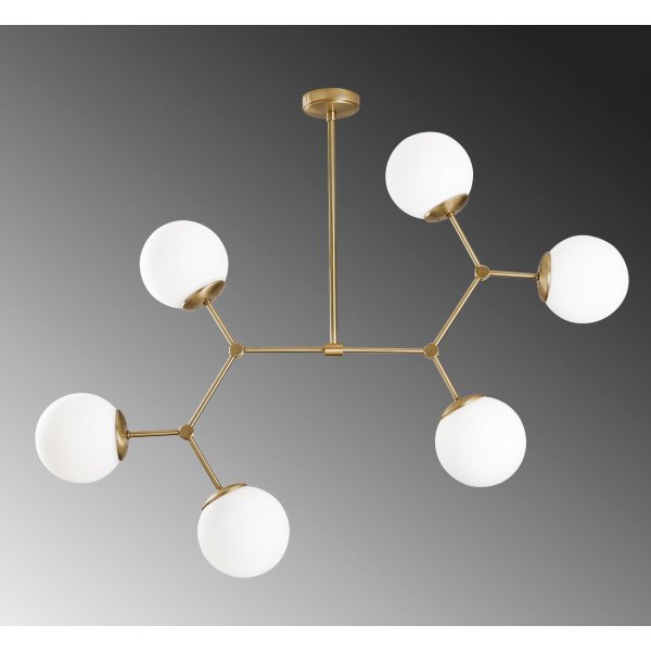 Plafonnier Damar 6327 - Or/blanc Plafonnier Damar 6327 - Or/blanc