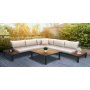 Loungesoffa Belair med bord - Gr/ljusgr