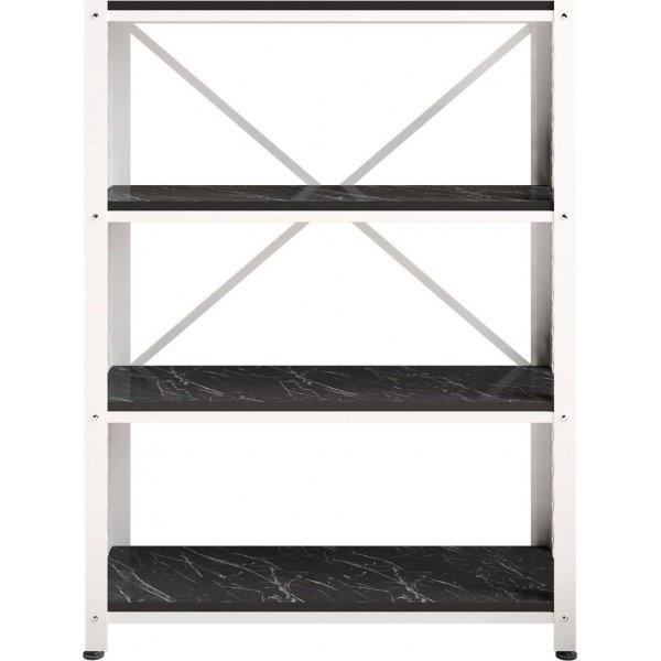 Shenna bokhylla - Vit/svart Shenna bokhylla - Vit/svart