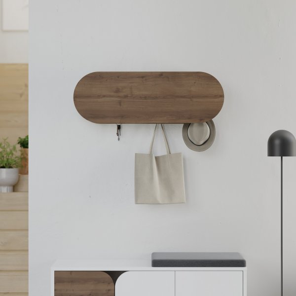 Cintre chromé - Marron Cintre chromé - Marron